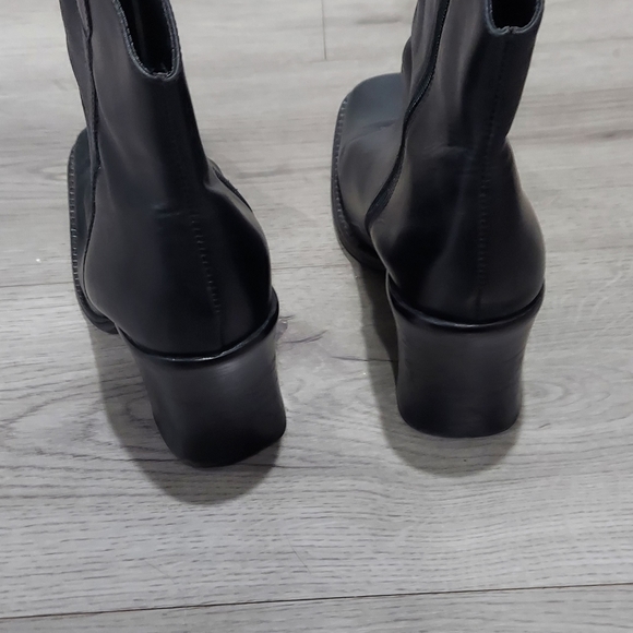Pazzo Black Midi Boots Sz 10 - Picture 7 of 8